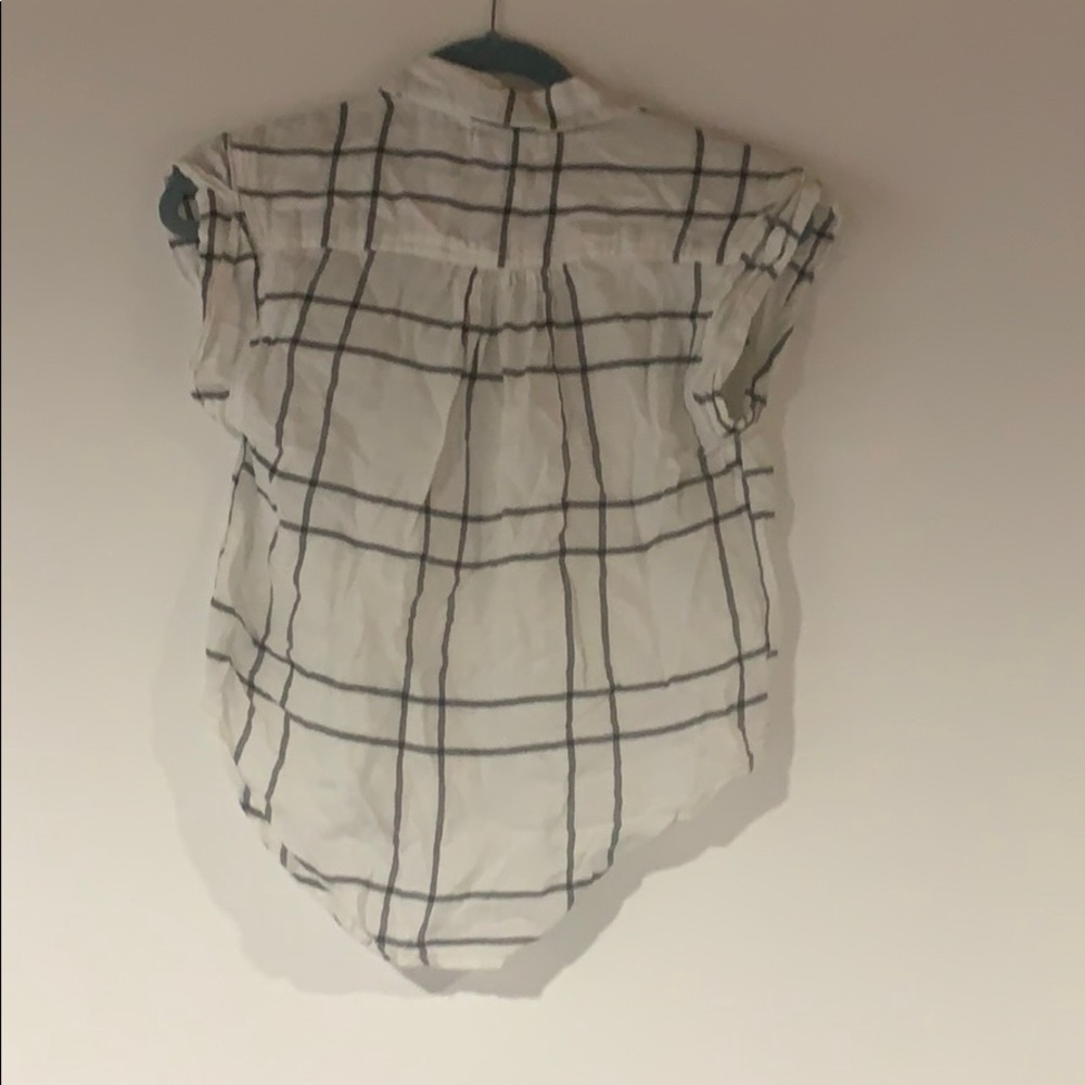 Black and white cross pattern shirt - Picture 2 of 2